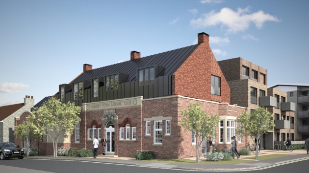 Plan for Romsey Labour Club DPA Architects