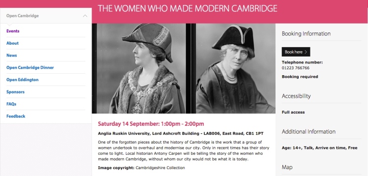 190914 OpenCambridge Women Modern Cambridge